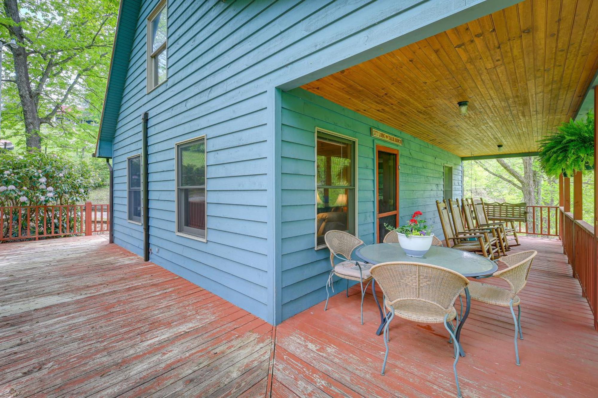 Sparta Quaint Blue Ridge Cabin Rental With On-Site Stream! מראה חיצוני תמונה