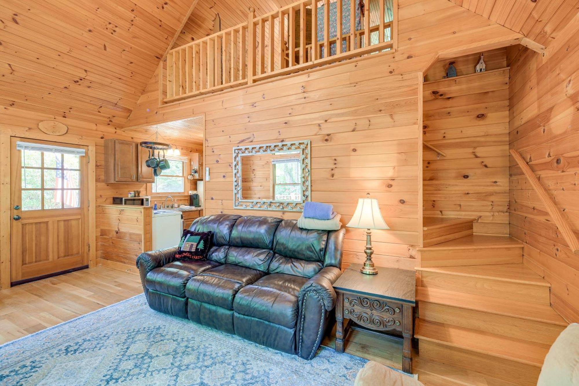 Sparta Quaint Blue Ridge Cabin Rental With On-Site Stream! מראה חיצוני תמונה